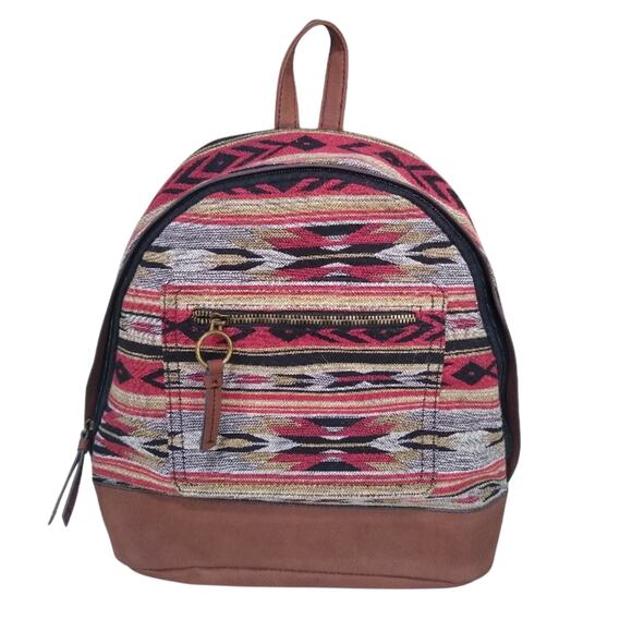 A.n.a "Aztec" Pattern Adjustable Strap Backpack - Picture 1 of 5